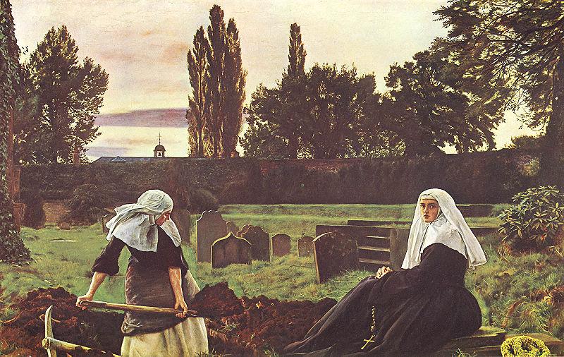 Sir John Everett Millais The Vale of Rest France oil painting art